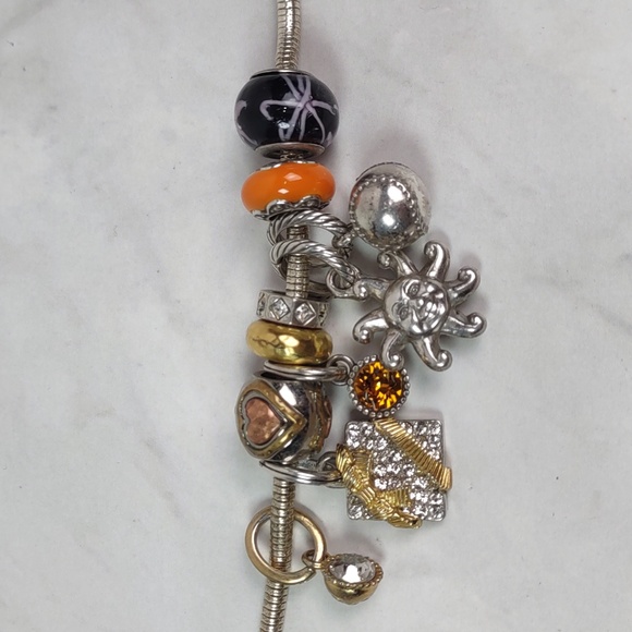 Pandora-style Charm Bracelet - Picture 2 of 5